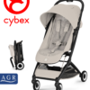 3 Cybex Orfeo (Версия 2026) Коляска шасси Black:текстиль Dune Grey