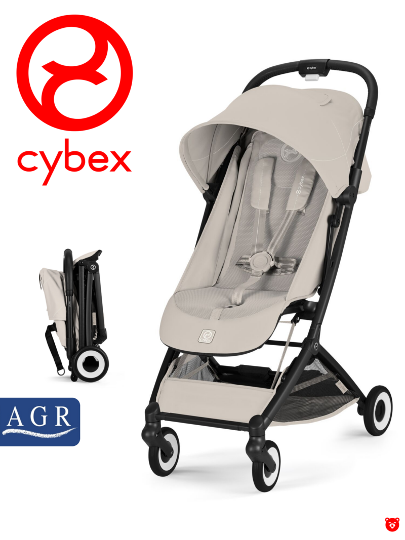 3 Cybex Orfeo (Версия 2026) Коляска шасси Black:текстиль Dune Grey