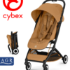 4 Cybex Orfeo (Версия 2026) Коляска шасси Black:текстиль Cinnamon Yellow