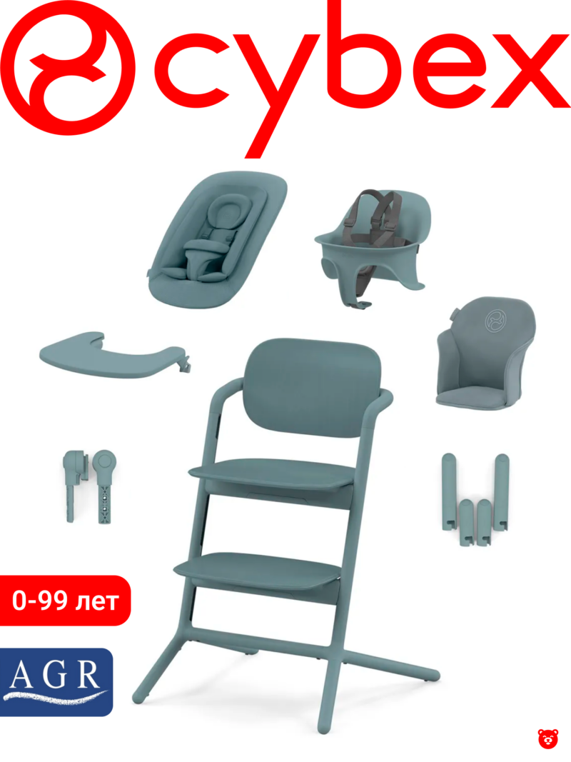 521003199 Стульчик Cybex Lemo 6-in-1 Set Stone Blue