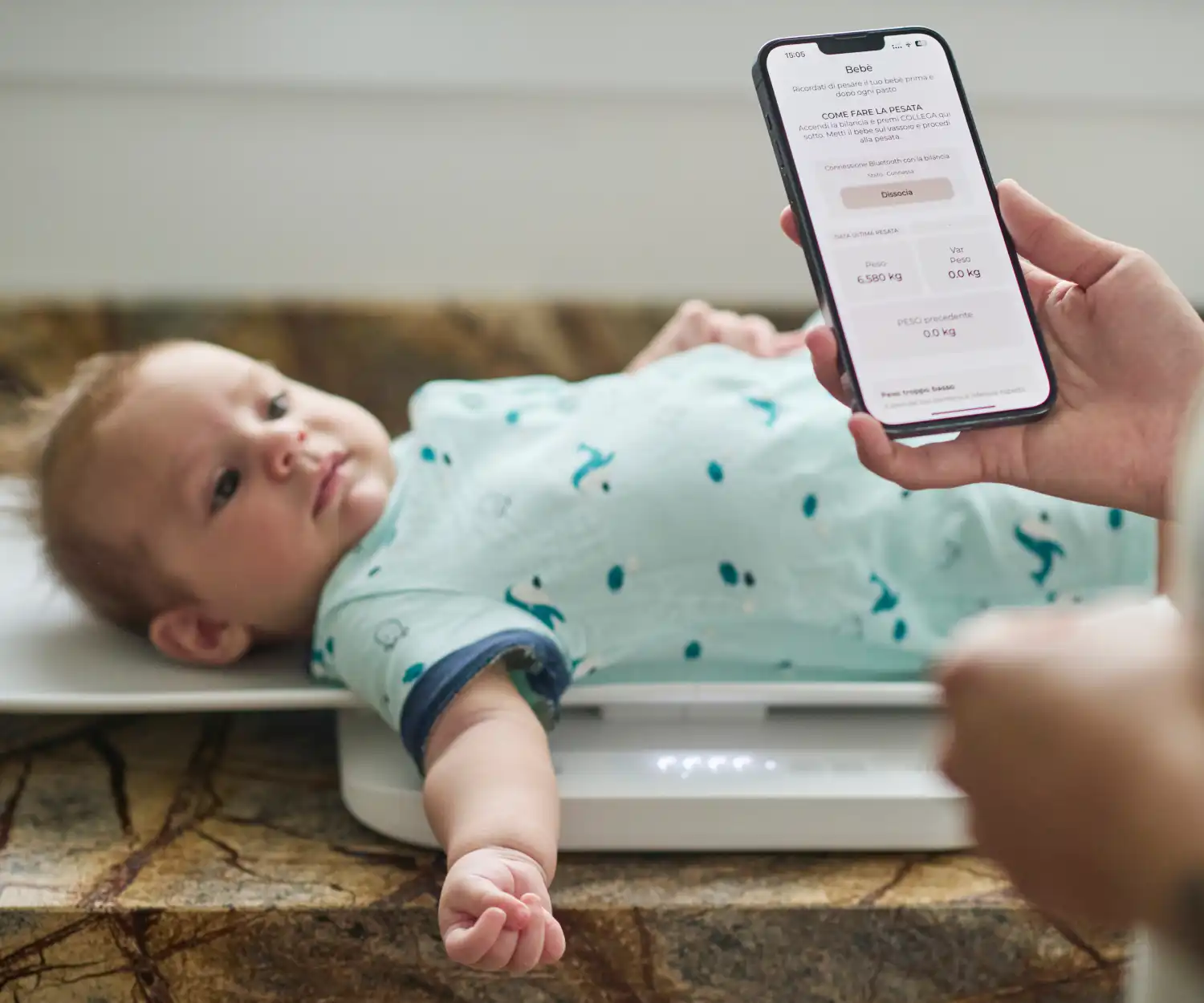 Nuvita Электронные весы Primipesi Connect