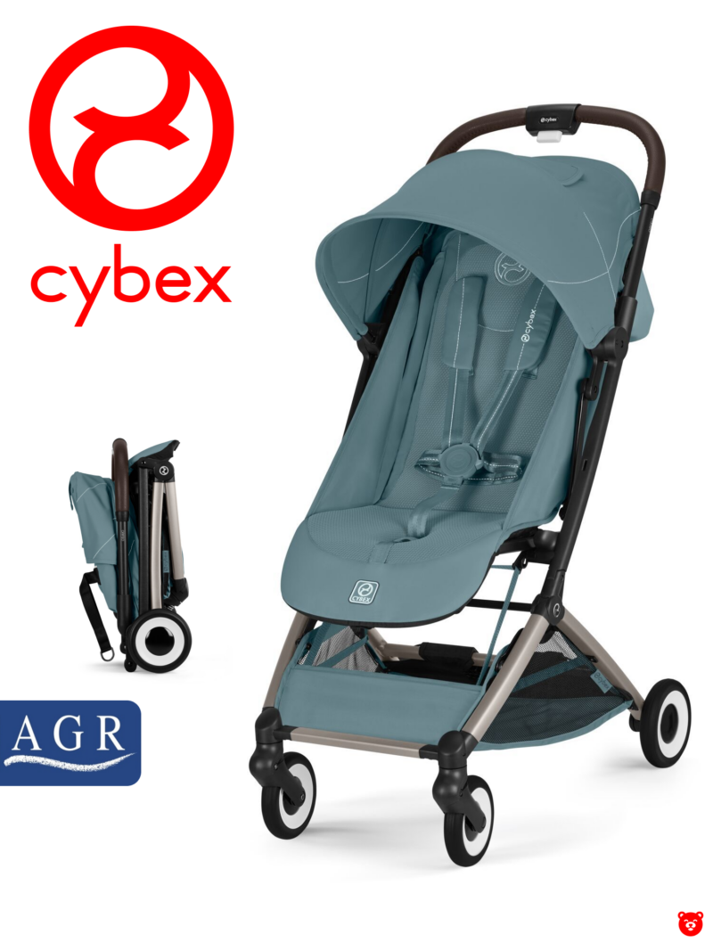 6 Cybex Orfeo (Версия 2026) Коляска шасси Taupe:текстиль Stormy Blue