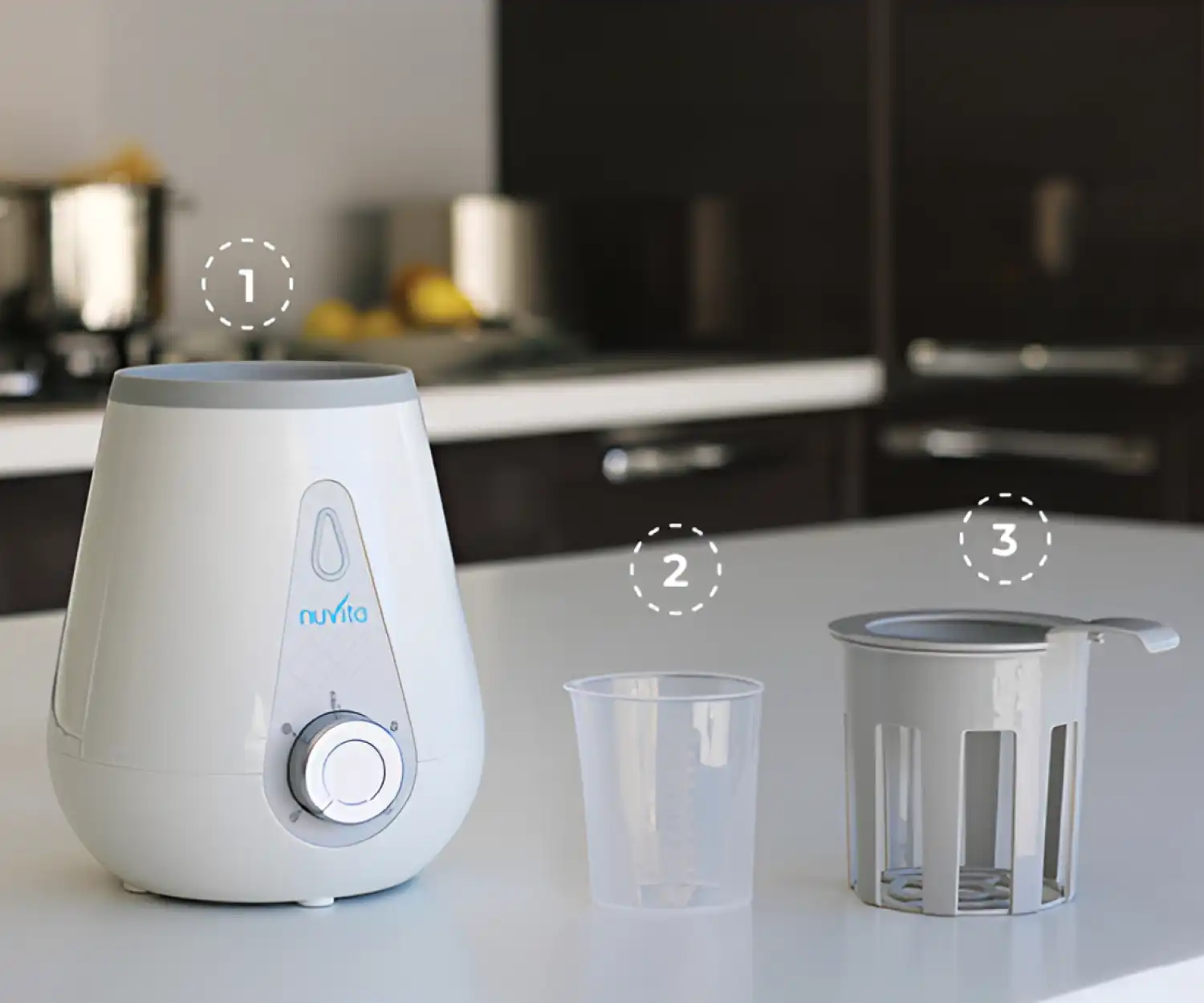 Электрический подогреватель для бутылочек Nuvita