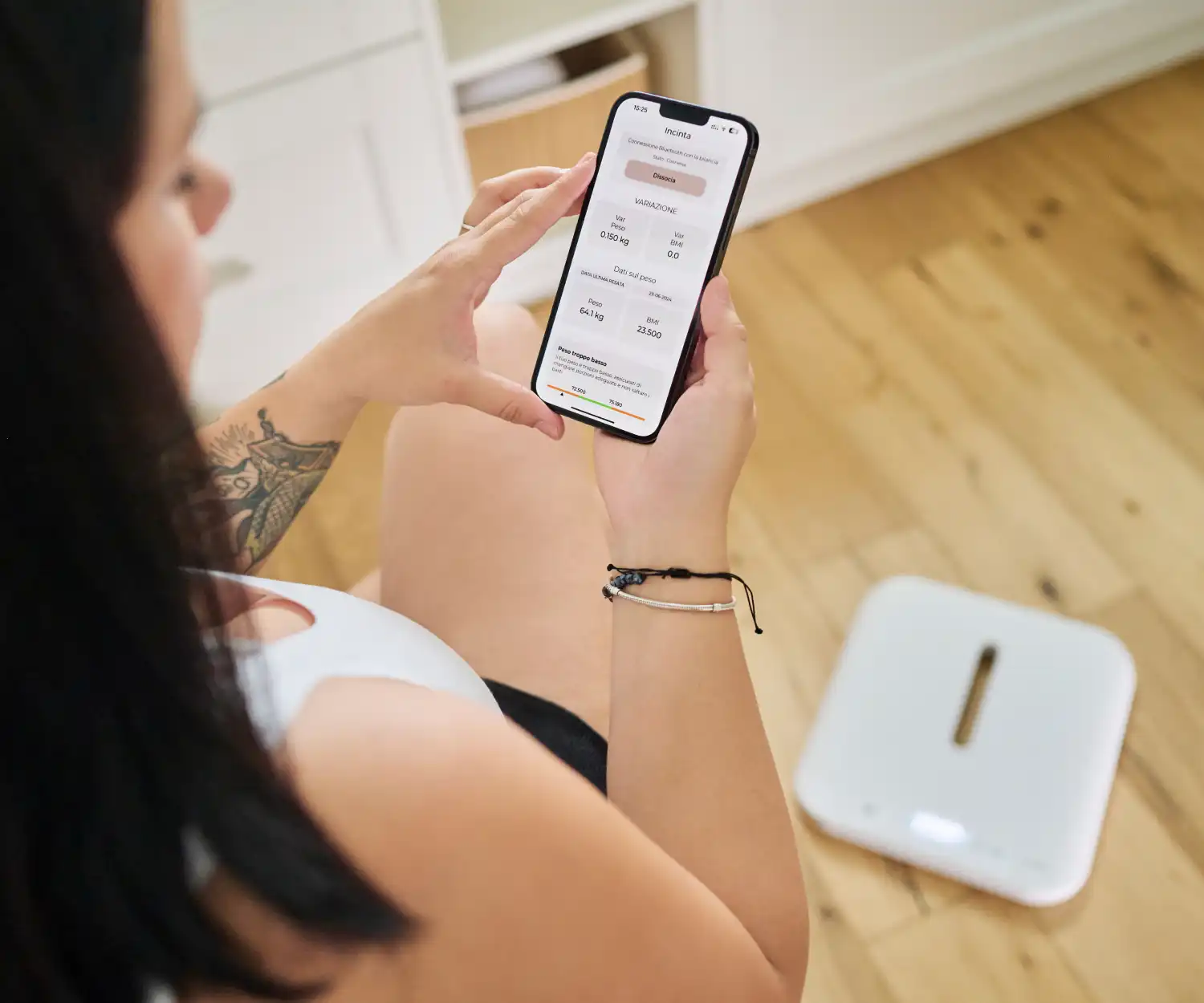 Nuvita Электронные весы Primipesi Connect