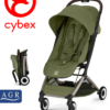 7 Cybex Orfeo (Версия 2026) Коляска шасси Taupe:текстиль Moss Green