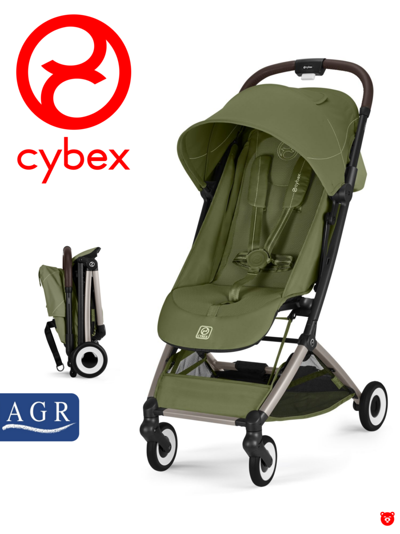 7 Cybex Orfeo (Версия 2026) Коляска шасси Taupe:текстиль Moss Green