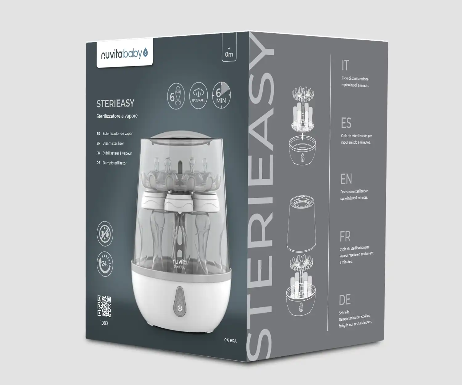 Nuvita SteriEasy Электрический стерилизатор для бутылочек