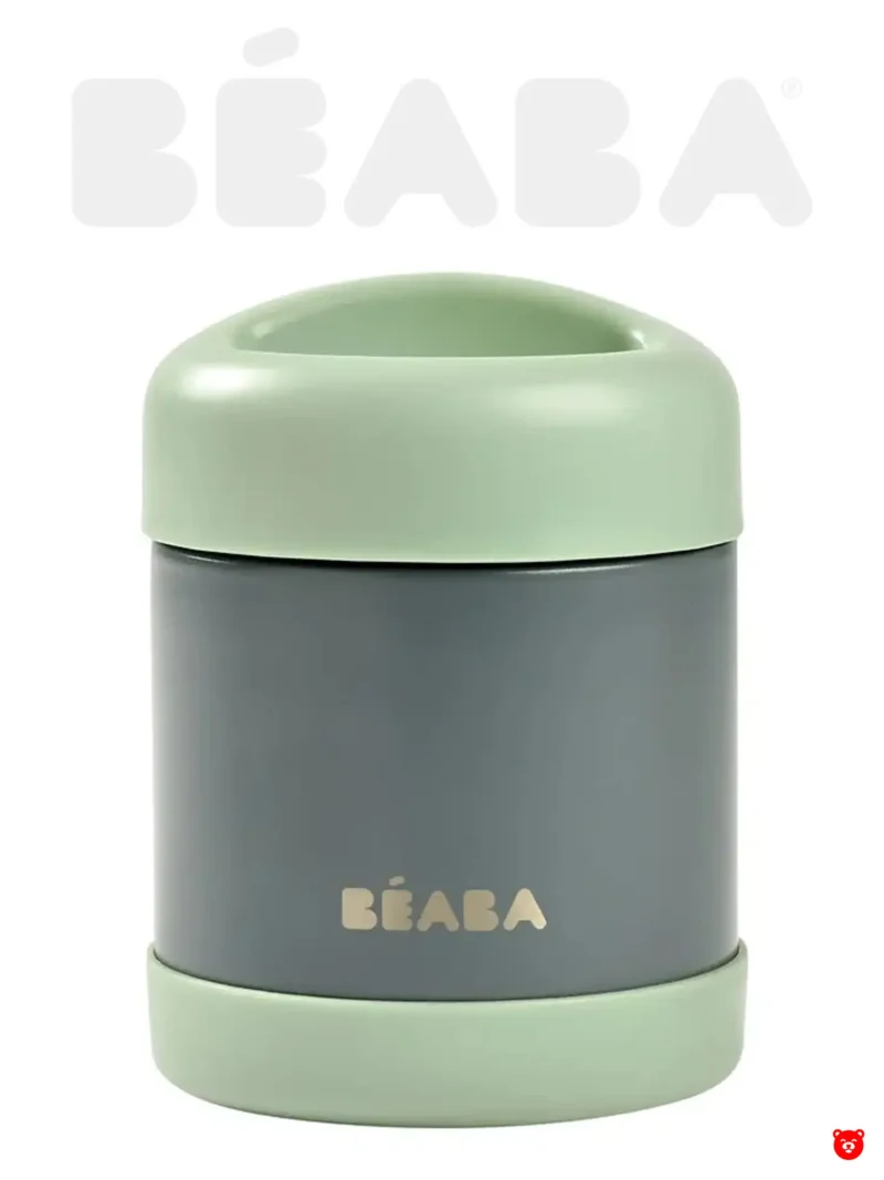 Beaba Термос контейнер 300 мл, Mineral Grey Sage Green