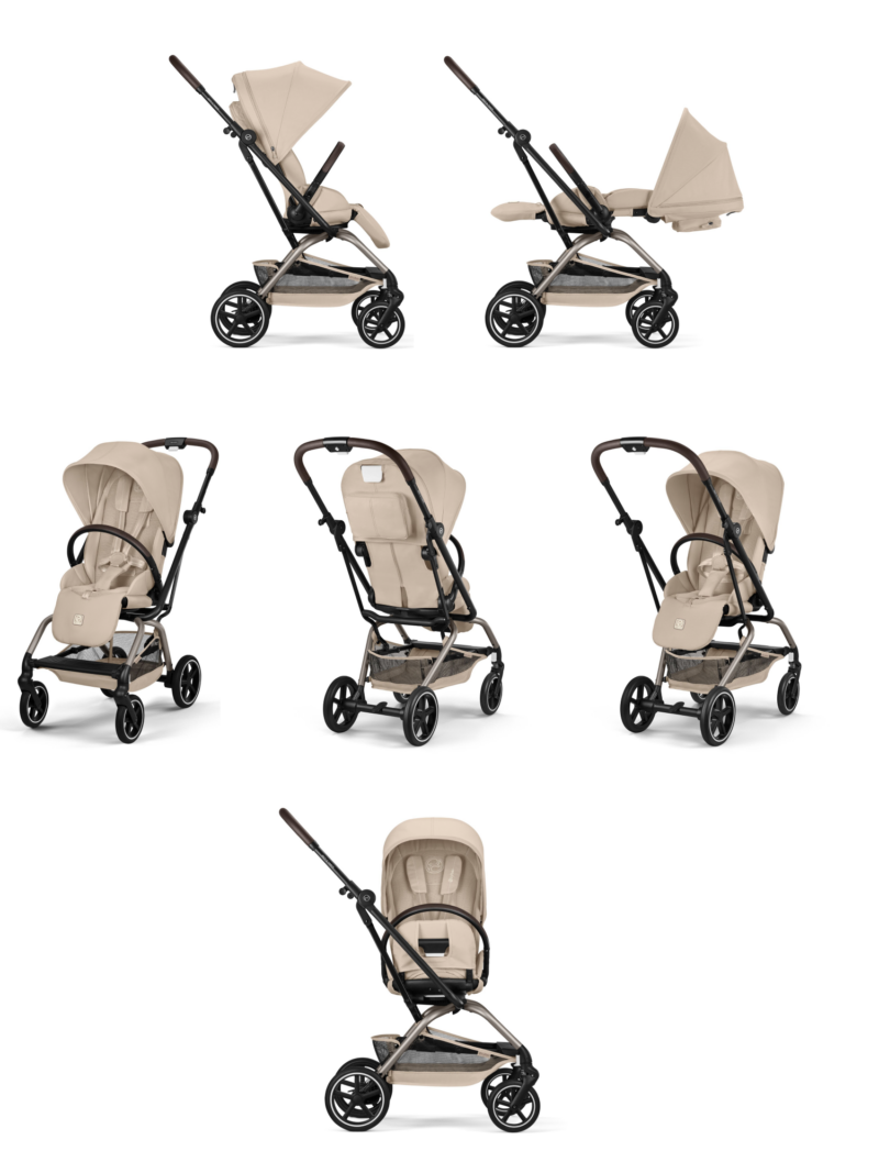 Cybex Eezy S Twist+ Коляска 2026 Almond Beige