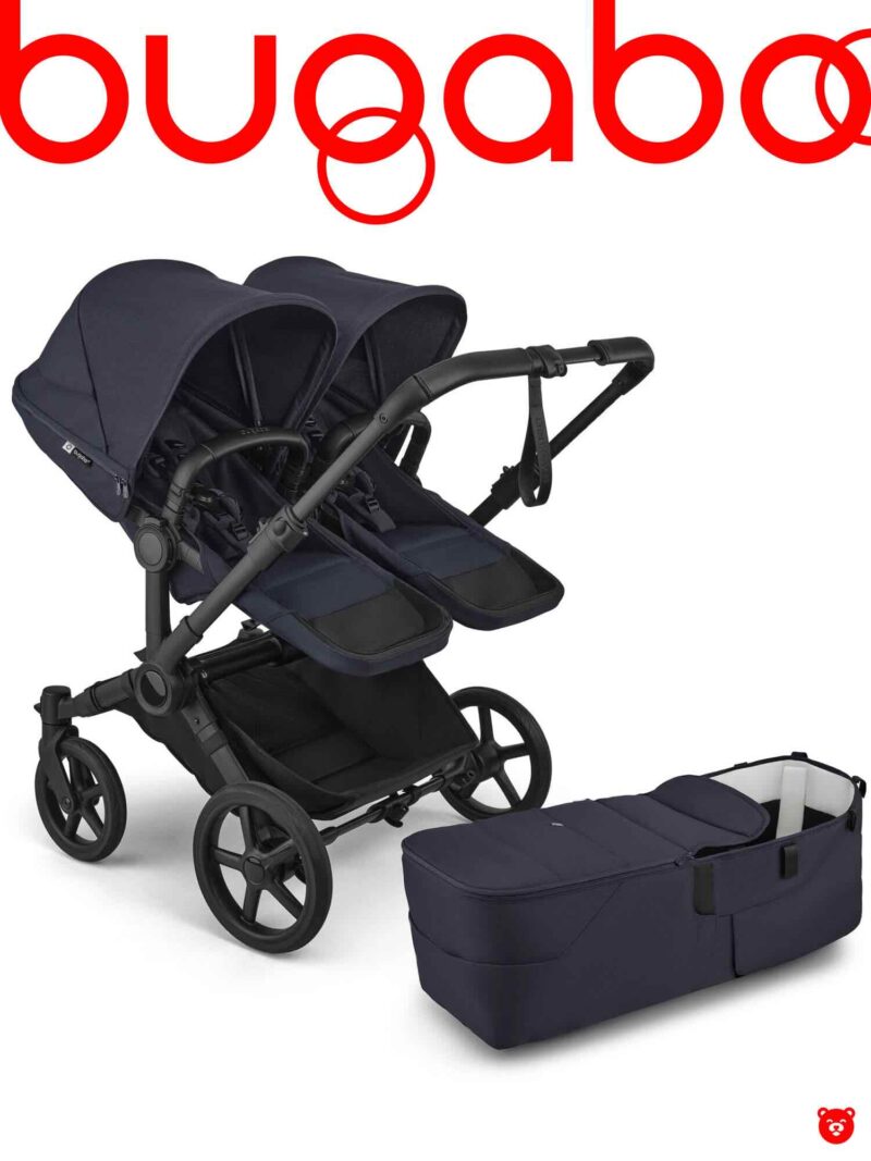 Bugaboo Donkey 6 Duo цвет Deep Indigo шасси Black