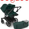 Bugaboo Donkey 6 Duo цвет Fern Green шасси Black
