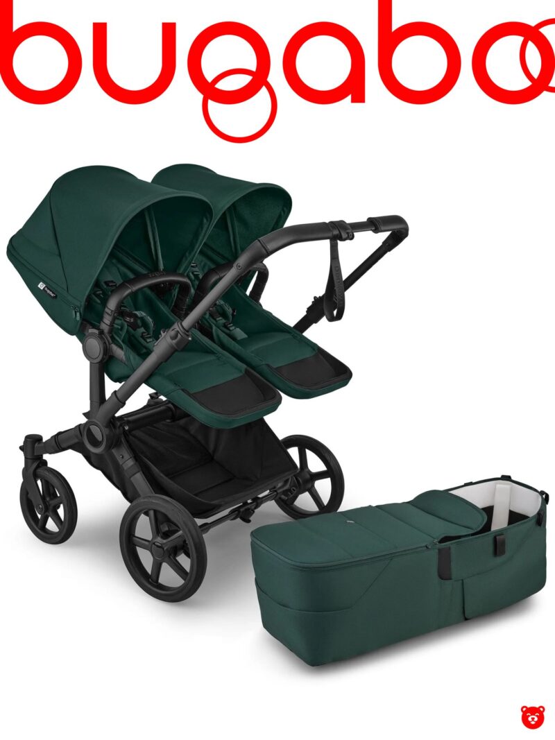 Bugaboo Donkey 6 Duo цвет Fern Green шасси Black