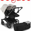 Bugaboo Donkey 6 Duo цвет Heritage Black Misty White шасси Black