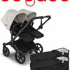 Bugaboo Donkey 6 Twin цвет Heritage Black Misty White шасси Black