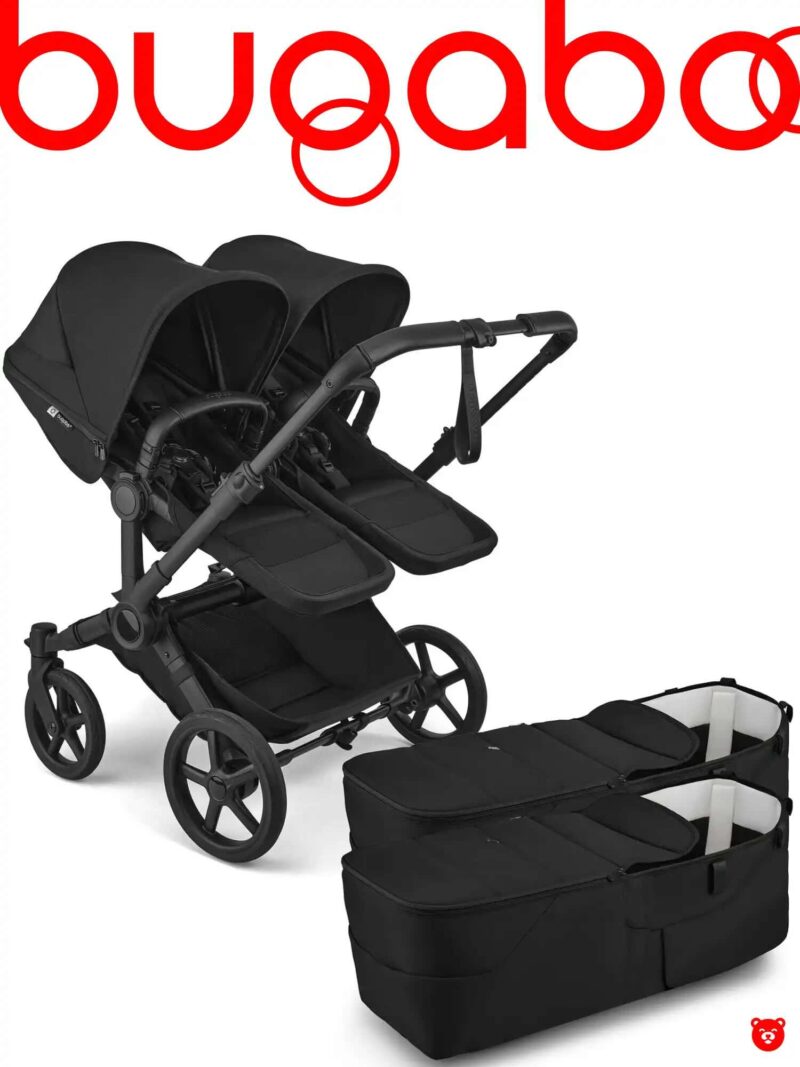 Bugaboo Donkey 6 Twin цвет Heritage Black шасси Black