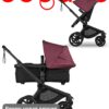 Bugaboo Fox 5 renew 2 в 1 Black Heritage Black Dark Cherry