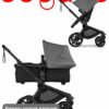 Bugaboo Fox 5 renew 2 в 1 Black Heritage Black Moon Grey