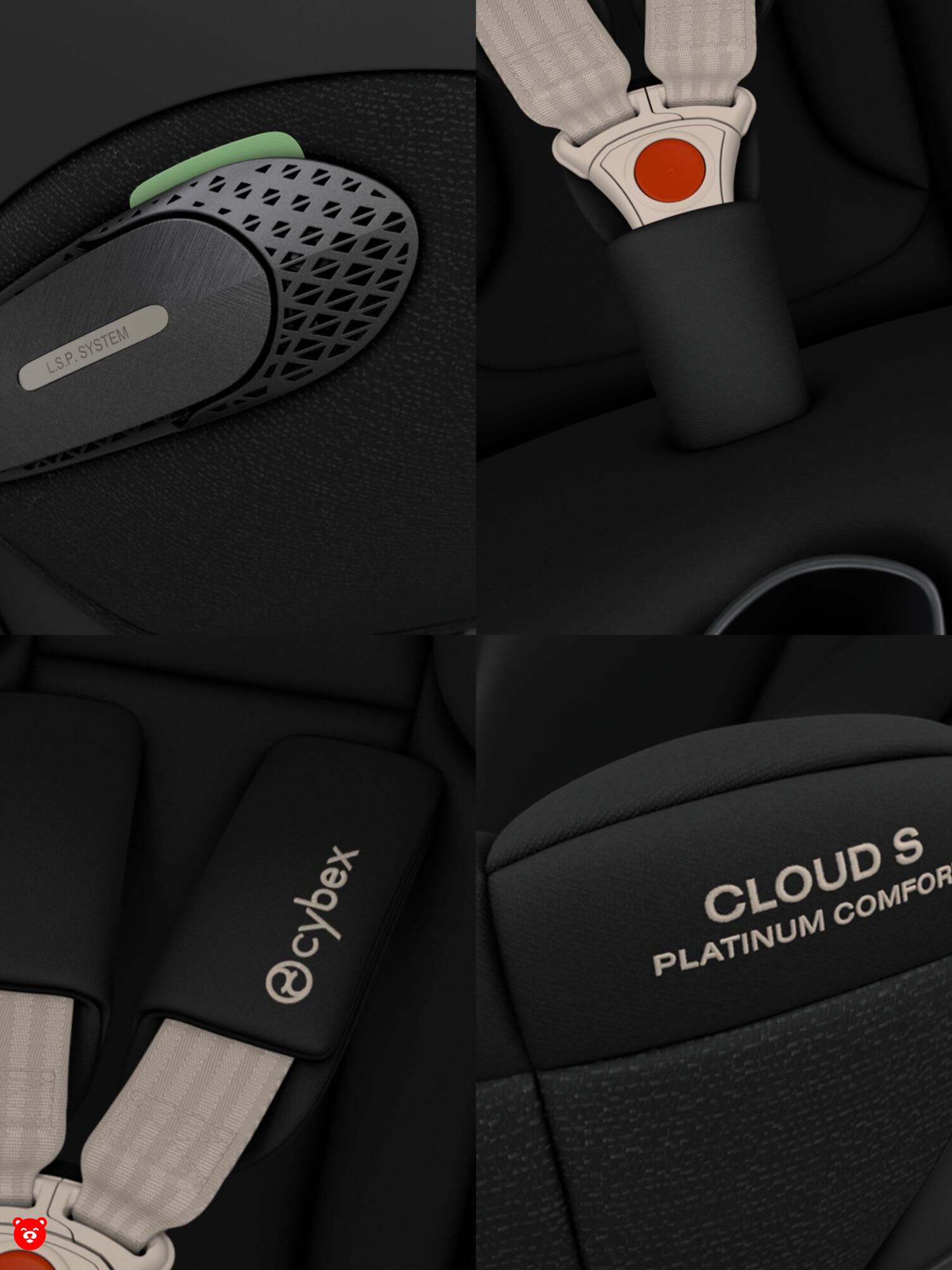 Cybex Cloud S Style Sepia Black Cybex Cloud S Style Sepia Black