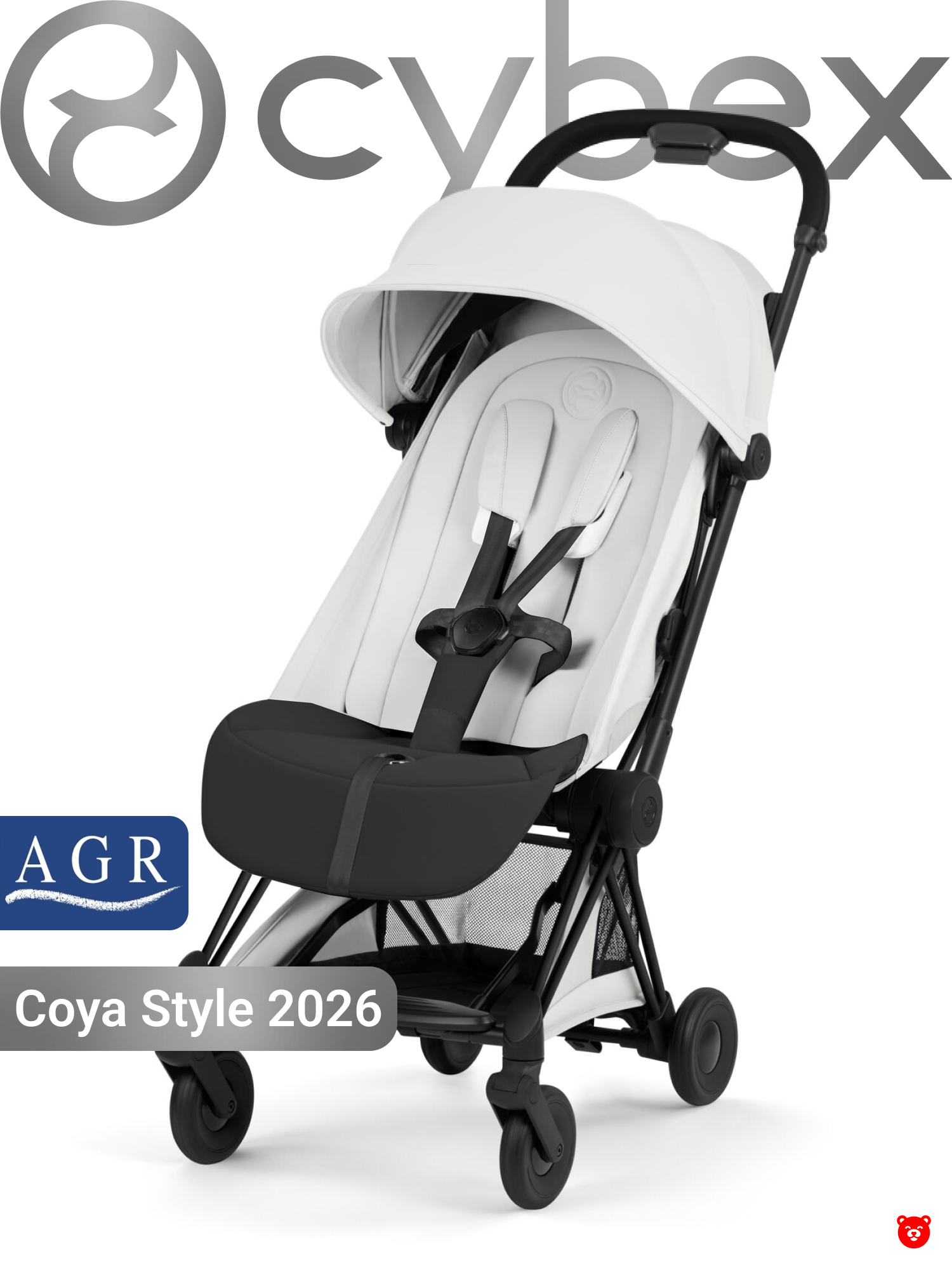 Cybex Coya Matt Black Off White