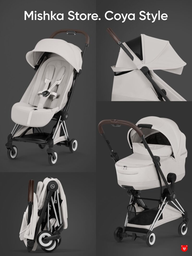 Cybex Coya Chrome Brown City Grey