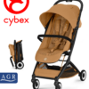 4 Cybex Orfeo (Версия 2026) Коляска шасси Black:текстиль Cinnamon Yellow