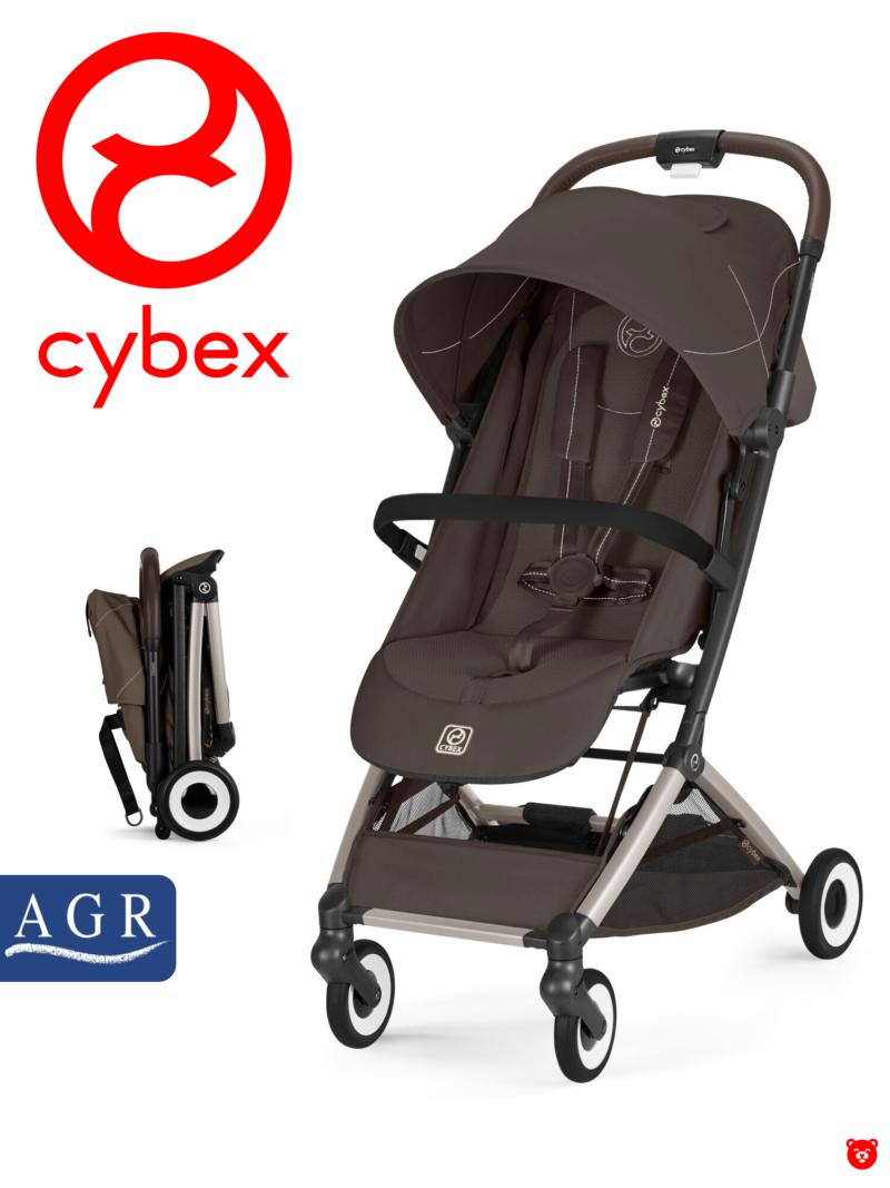 Cybex Orfeo (Версия 2026) Коляска шасси Taupe текстиль Chocolate Brown