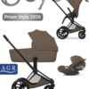 Cybex Priam Style BLK Coconut Brown Cloud T Coconut