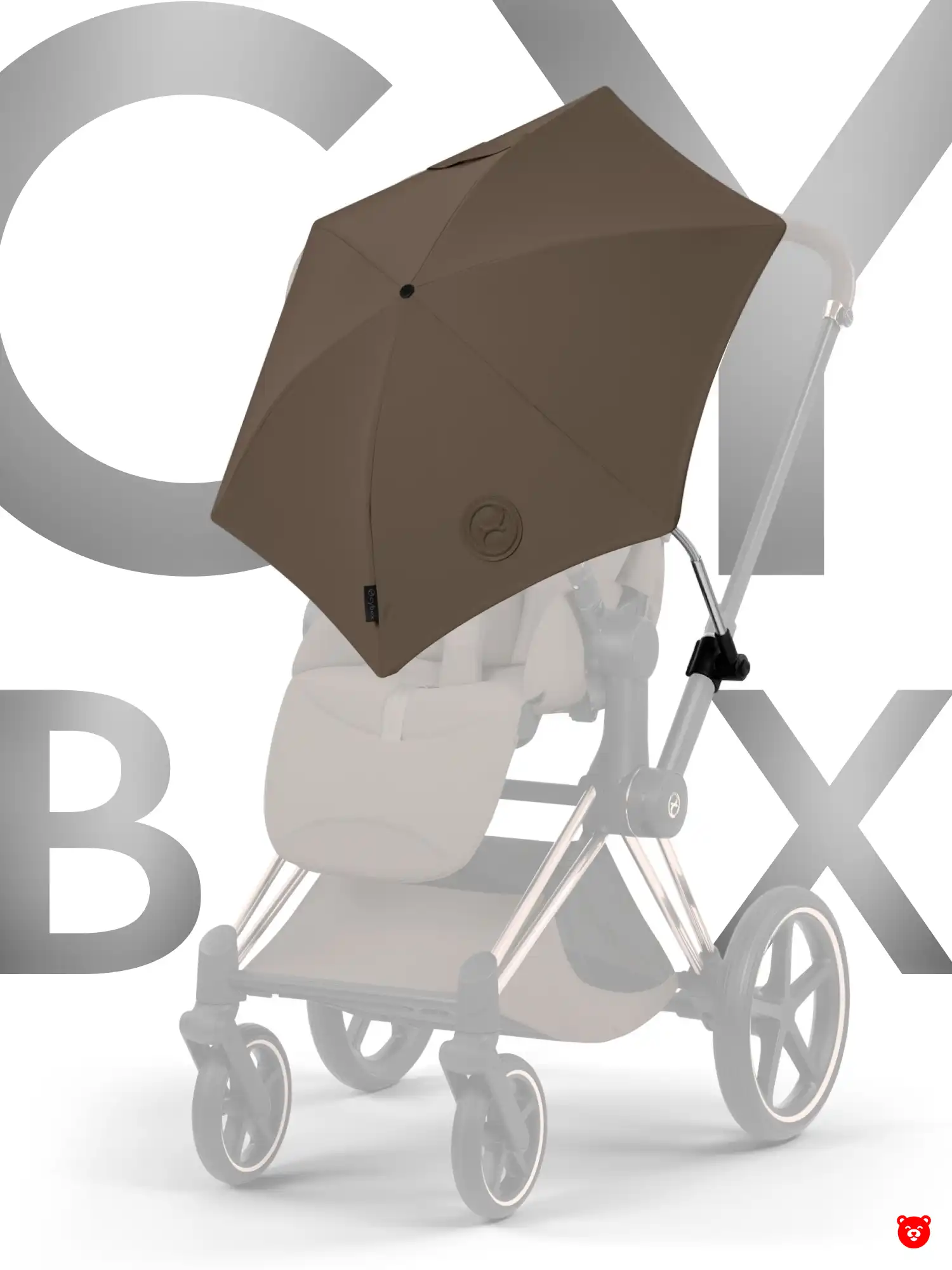 Cybex platinum stroller parasol Priam Coconut Brown