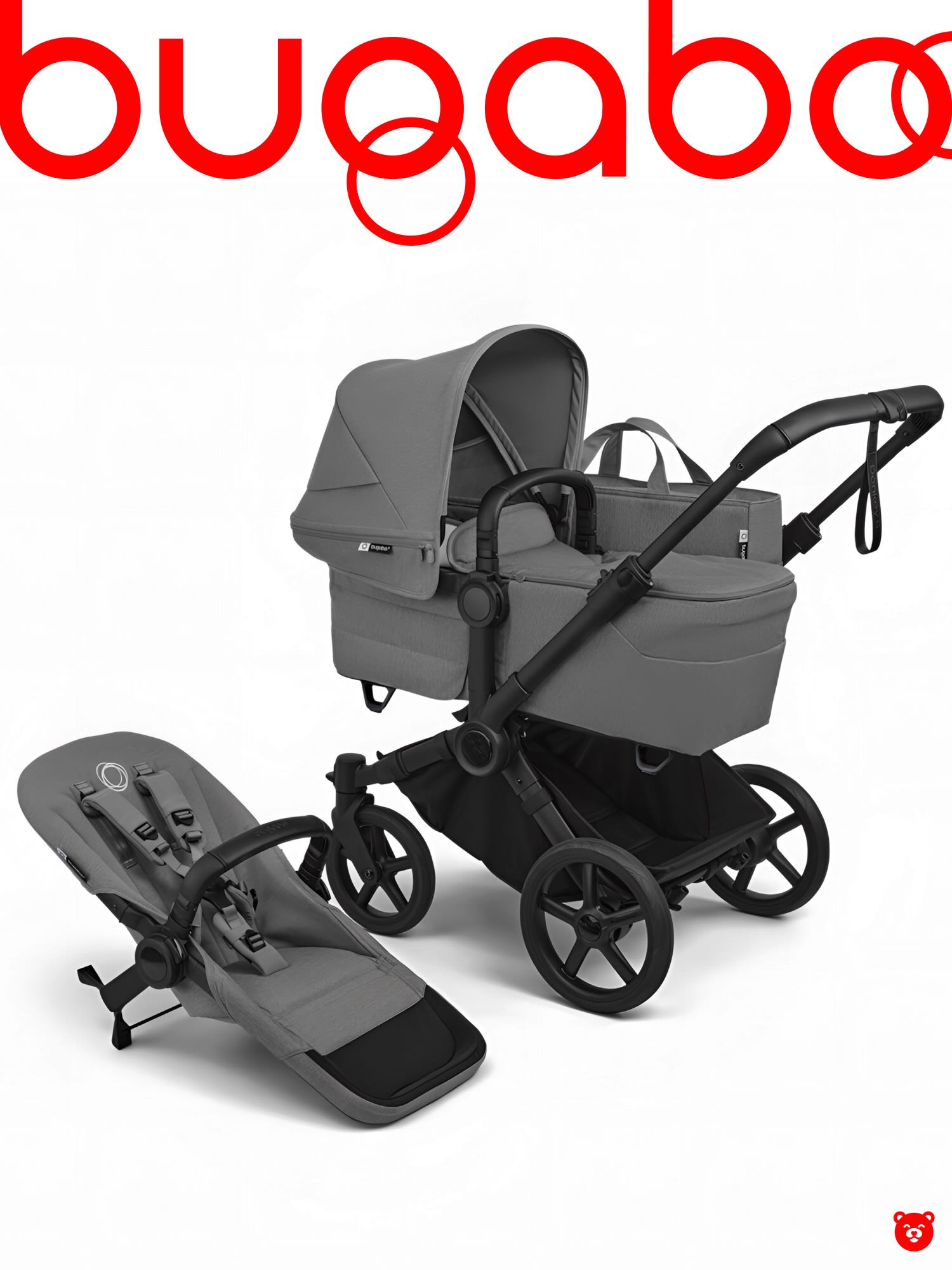 Donkey 6 Mono Black - Moon Grey Donkey 6 Mono Black - Moon Grey
