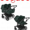 Коляска для двойни Bugaboo Donkey 6 Twin цвет Fern Green шасси Black