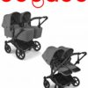 Коляска для двойни Bugaboo Donkey 6 Twin цвет Moon grey шасси Black Главная Коляски Коляски для двойни Bugaboo Donkey 6