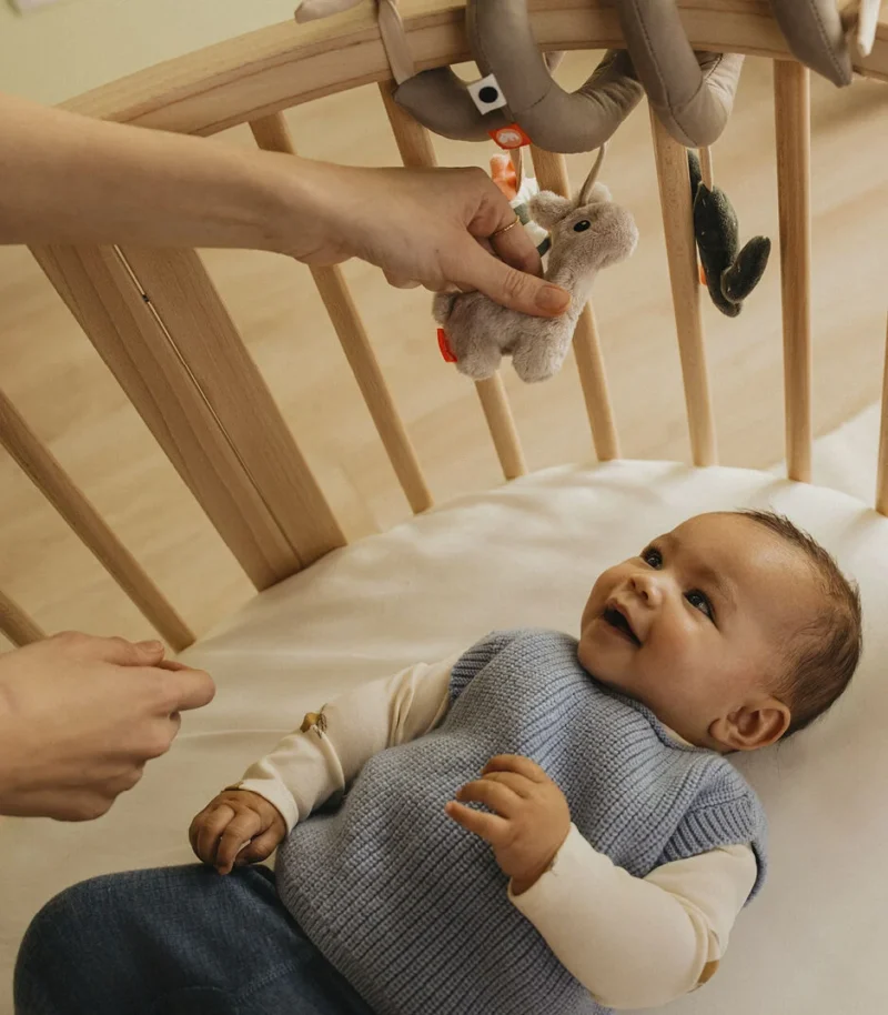 Stokke Sleepi Mini Fitted Sheet Натяжная простыня для кроватки Mini, White OCS