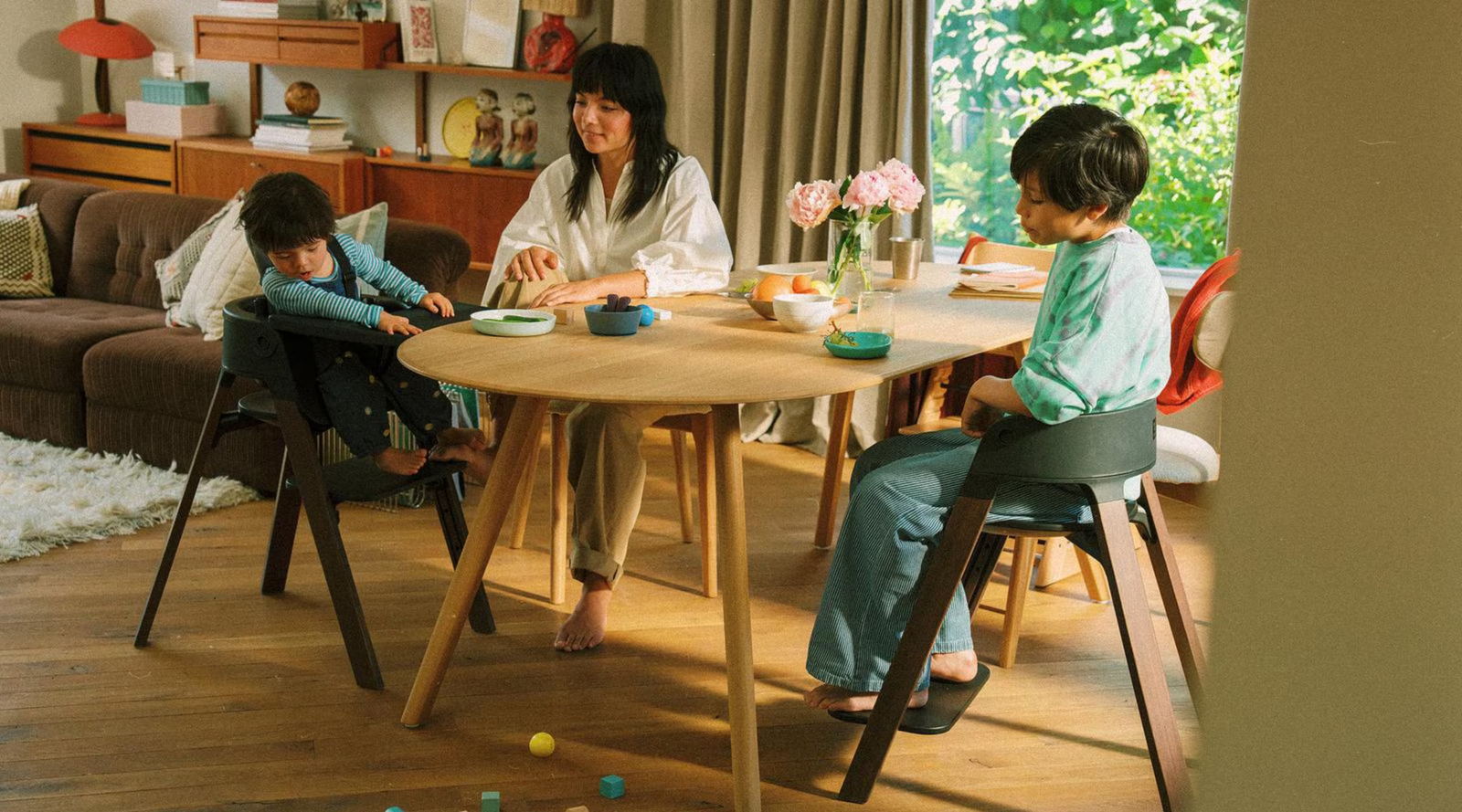 Stokke Steps Стул с сидением и столиком