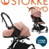 Stokke® YOYO³ Коляска 2 в 1 с люлькой Newborn Pack Ginger, рама на выбор